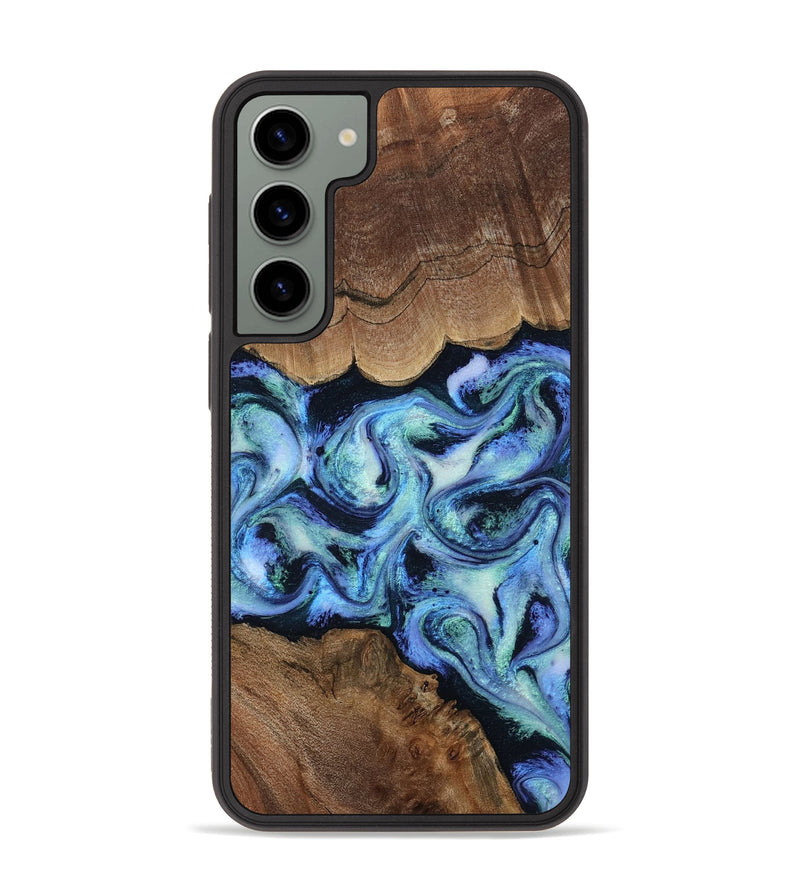 Galaxy S23 Plus Wood Phone Case - Dariana (Blue, 808495)