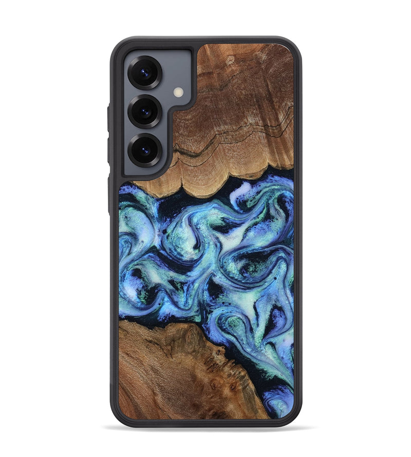 Galaxy S25 Plus Wood Phone Case - Dariana (Blue, 808495)