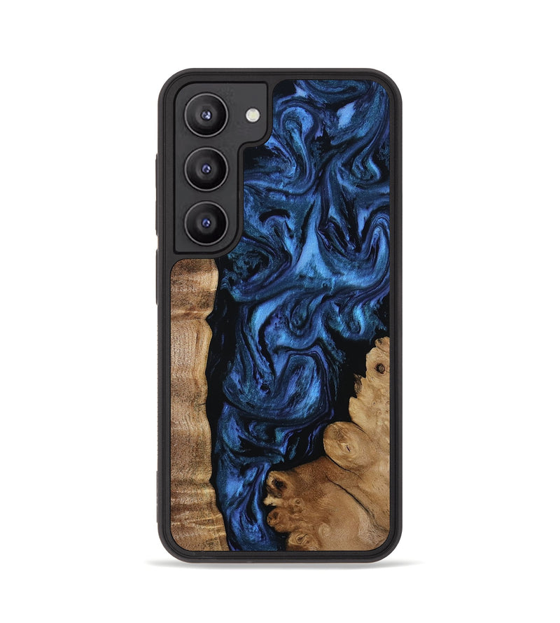 Galaxy S23 Wood Phone Case - Lucero (Blue, 808496)