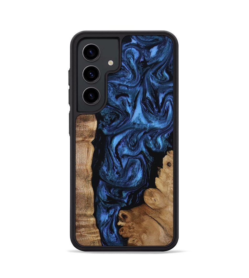 Galaxy S24 Wood Phone Case - Lucero (Blue, 808496)
