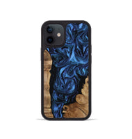 iPhone 12 mini Wood Phone Case - Lucero (Blue, 808496)