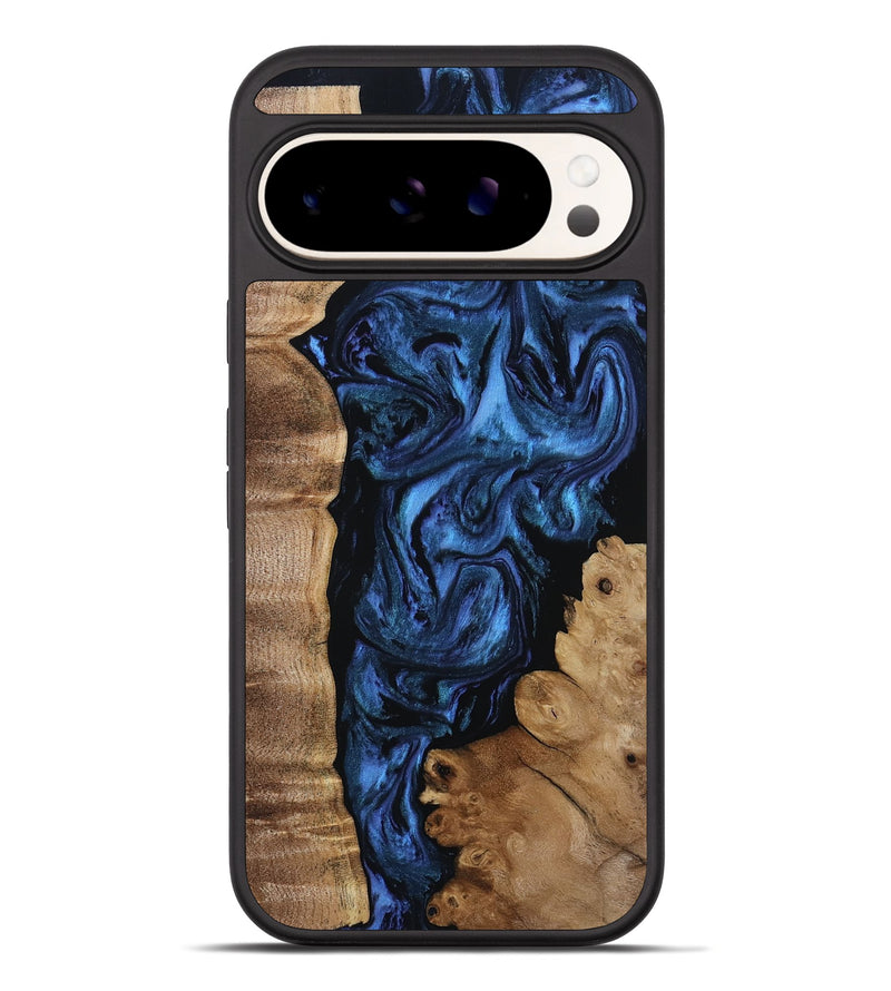 Pixel 10 Pro XL Wood Phone Case - Lucero (Blue, 808496)