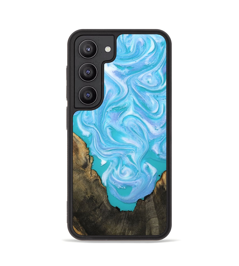 Galaxy S23 Wood Phone Case - Nell (Blue, 808497)