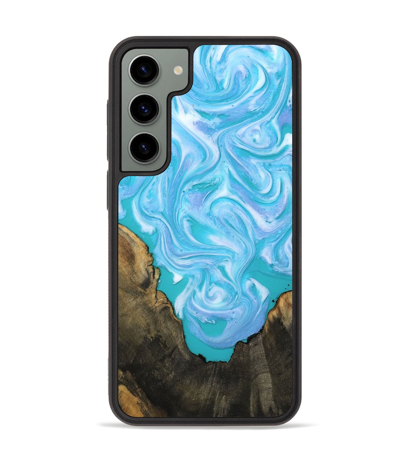 Galaxy S23 Plus Wood Phone Case - Nell (Blue, 808497)