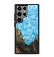 Galaxy S24 Ultra Wood Phone Case - Nell (Blue, 808497)