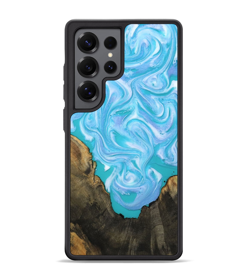 Galaxy S25 Ultra Wood Phone Case - Nell (Blue, 808497)