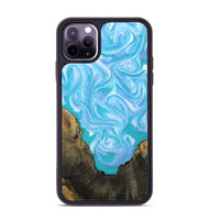 iPhone 11 Pro Max Wood Phone Case - Nell (Blue, 808497)