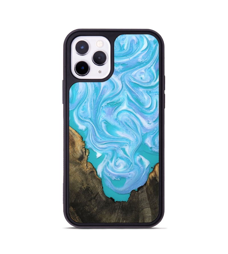 iPhone 11 Pro Wood Phone Case - Nell (Blue, 808497)