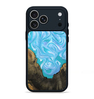 iPhone 17 Pro Max Wood Phone Case - Nell (Blue, 808497)