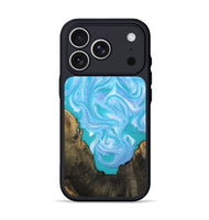 iPhone 17 Pro Wood Phone Case - Nell (Blue, 808497)