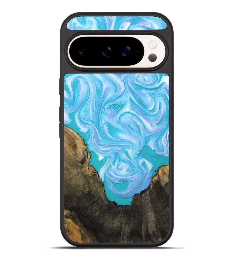 Pixel 9 Pro XL Wood Phone Case - Nell (Blue, 808497)