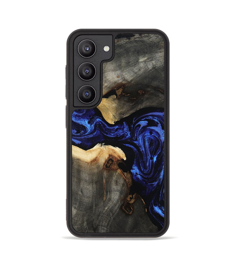 Galaxy S23 Wood Phone Case - Evander (Blue, 808498)