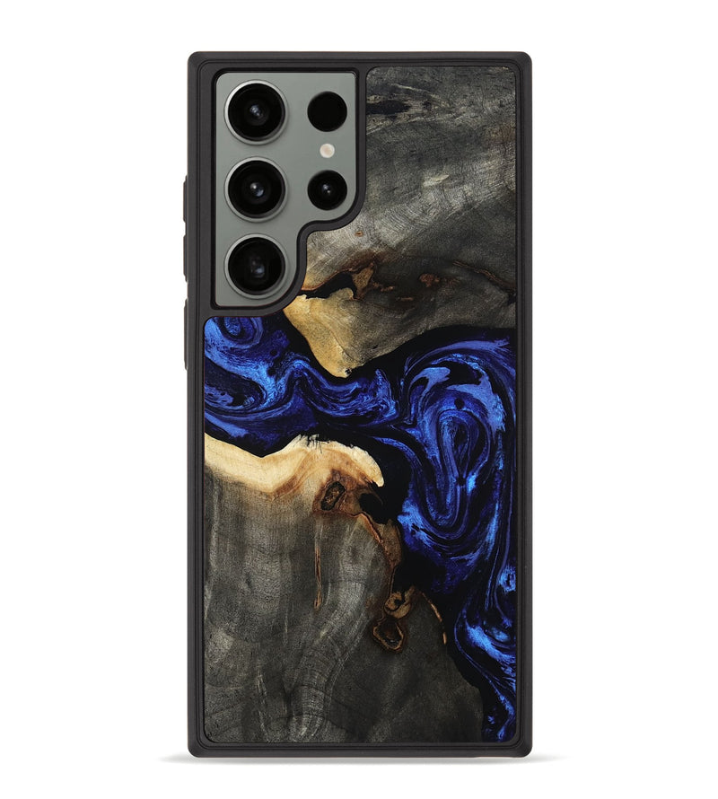 Galaxy S23 Ultra Wood Phone Case - Evander (Blue, 808498)