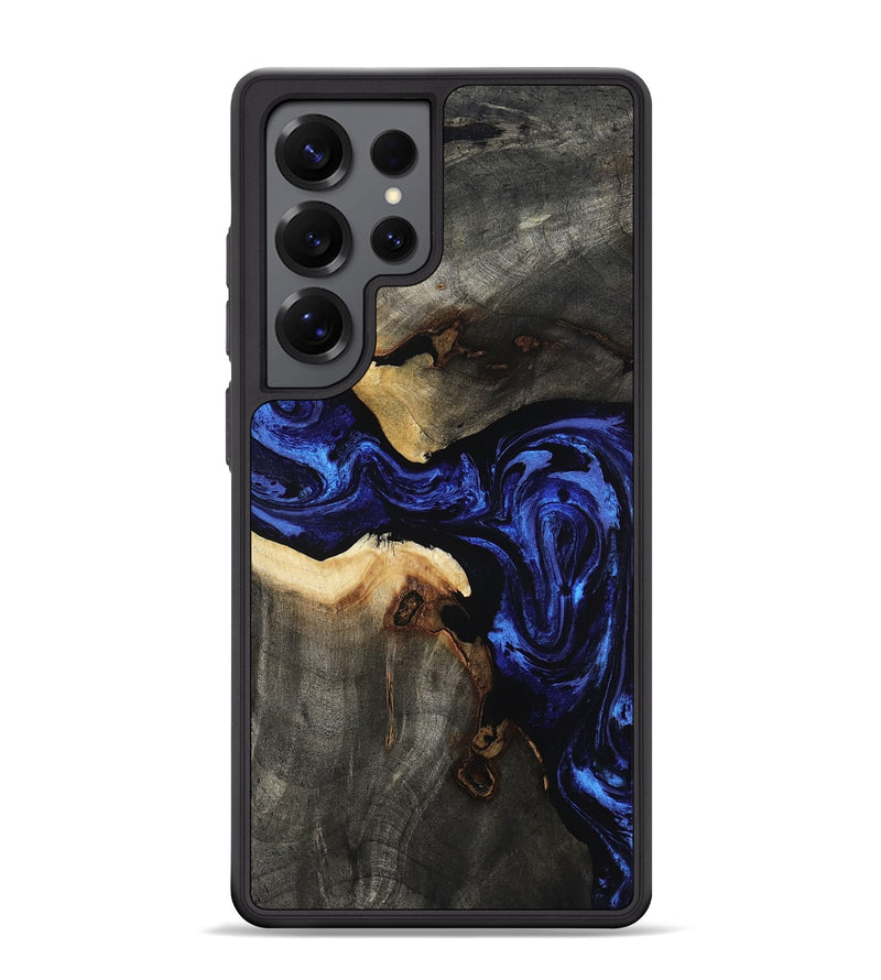 Galaxy S25 Ultra Wood Phone Case - Evander (Blue, 808498)