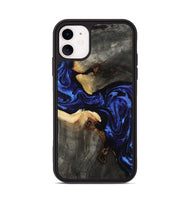 iPhone 11 Wood Phone Case - Evander (Blue, 808498)