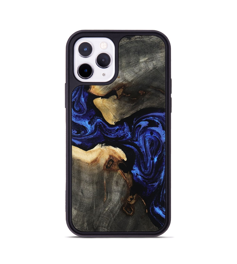 iPhone 11 Pro Wood Phone Case - Evander (Blue, 808498)