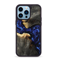 iPhone 14 Pro Max Wood Phone Case - Evander (Blue, 808498)