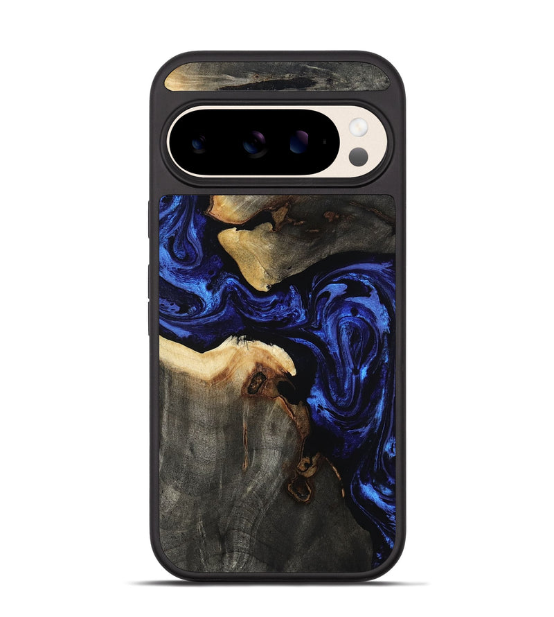 Pixel 10 Wood Phone Case - Evander (Blue, 808498)