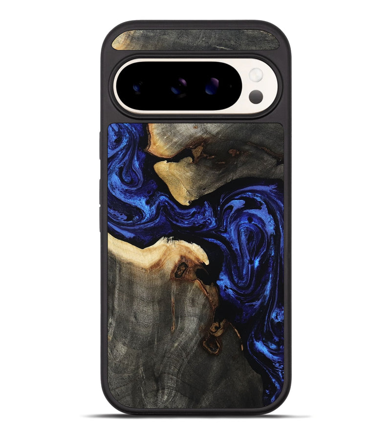 Pixel 10 Pro XL Wood Phone Case - Evander (Blue, 808498)