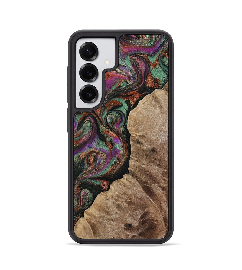 Galaxy S25 Wood Phone Case - Arminta (Green, 808501)