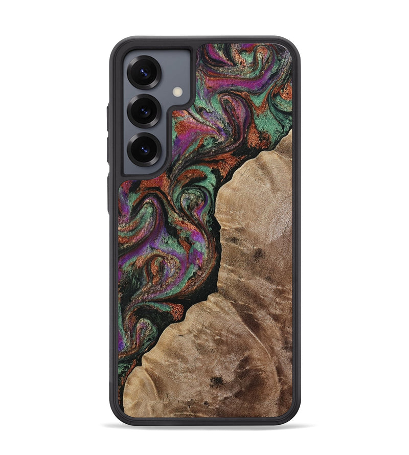 Galaxy S25 Plus Wood Phone Case - Arminta (Green, 808501)