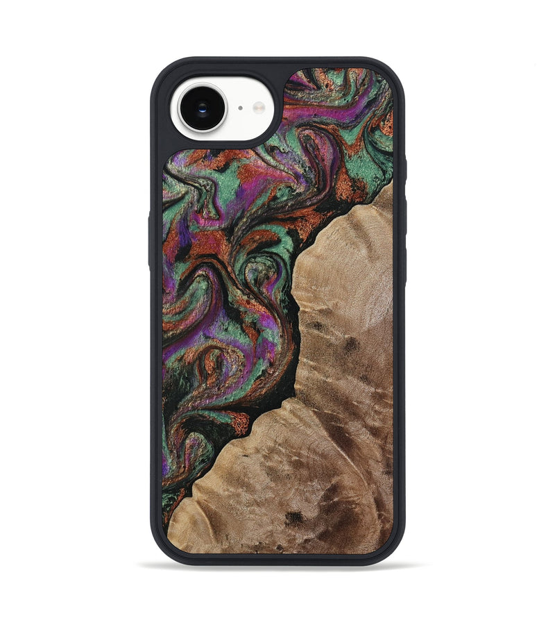iPhone 16e Wood Phone Case - Arminta (Green, 808501)