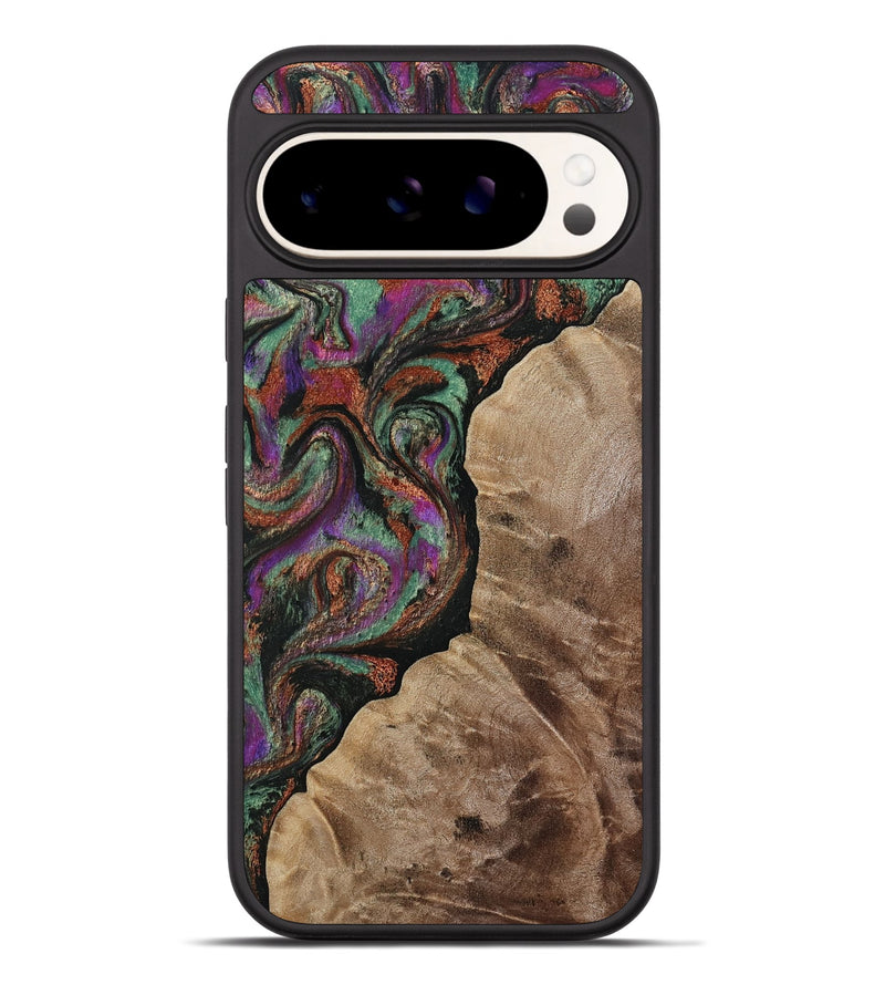 Pixel 9 Pro XL Wood Phone Case - Arminta (Green, 808501)