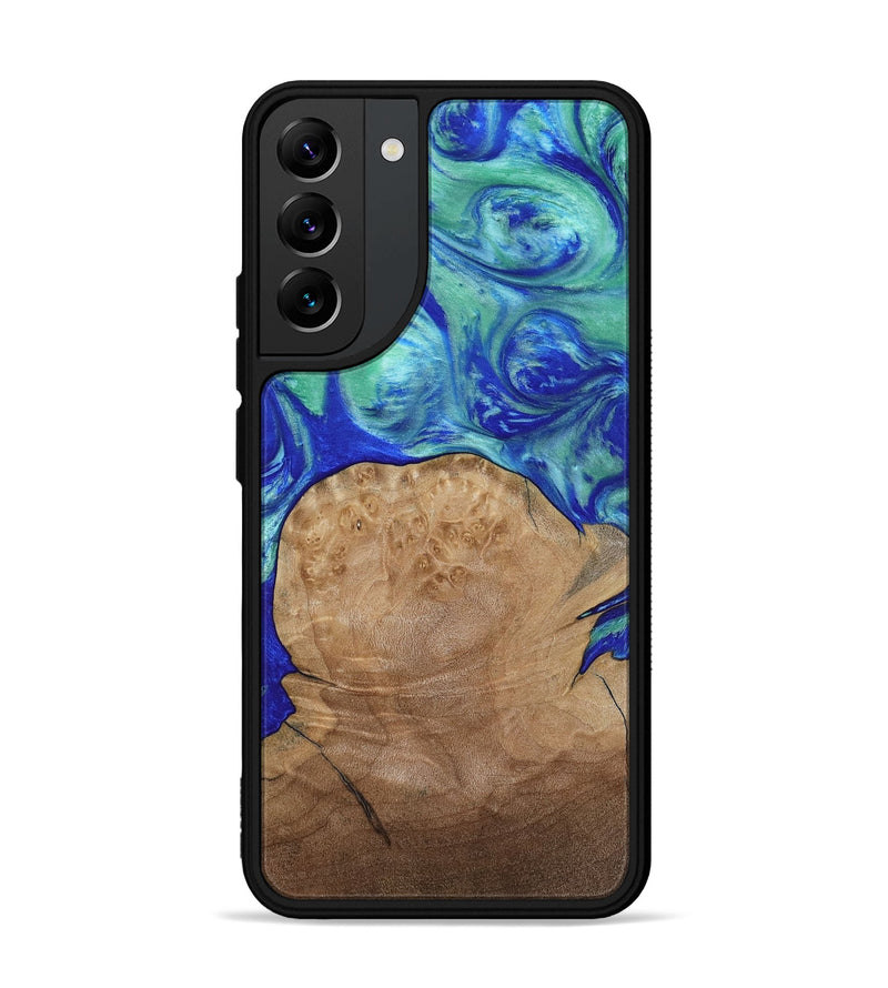 Galaxy S22 Plus Wood Phone Case - Mettie (Blue, 808502)