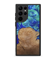 Galaxy S22 Ultra Wood Phone Case - Mettie (Blue, 808502)