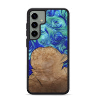 Galaxy S24 Plus Wood Phone Case - Mettie (Blue, 808502)