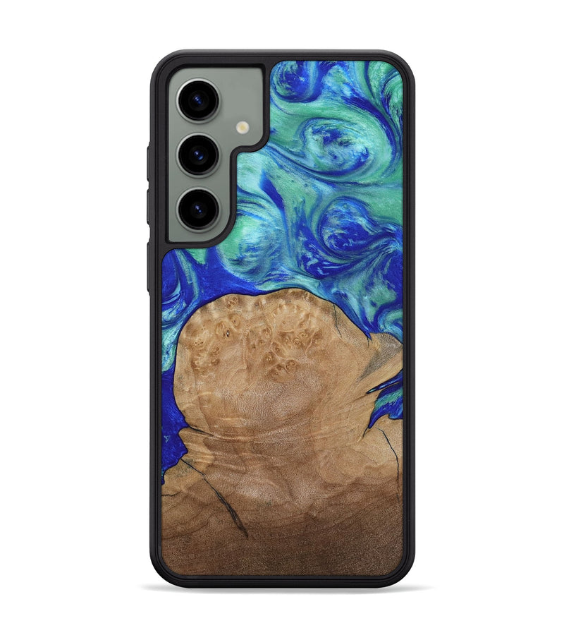Galaxy S24 Plus Wood Phone Case - Mettie (Blue, 808502)