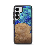 Galaxy S25 Wood Phone Case - Mettie (Blue, 808502)