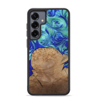 Galaxy S25 Plus Wood Phone Case - Mettie (Blue, 808502)