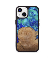 iPhone 13 Wood Phone Case - Mettie (Blue, 808502)