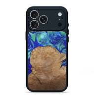 iPhone 17 Pro Max Wood Phone Case - Mettie (Blue, 808502)