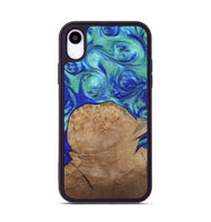 iPhone Xr Wood Phone Case - Mettie (Blue, 808502)