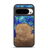Pixel 10 Wood Phone Case - Mettie (Blue, 808502)