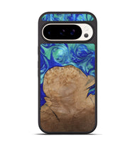 Pixel 9 Wood Phone Case - Mettie (Blue, 808502)