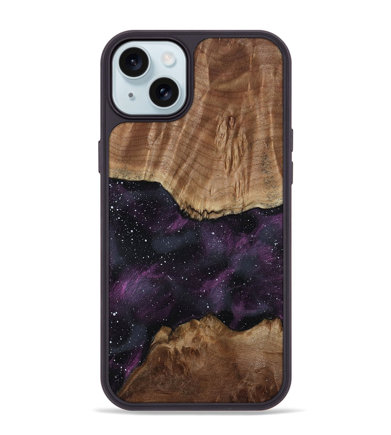 iPhone 15 Plus Wood Phone Case - Ronald (Cosmos, 808506)