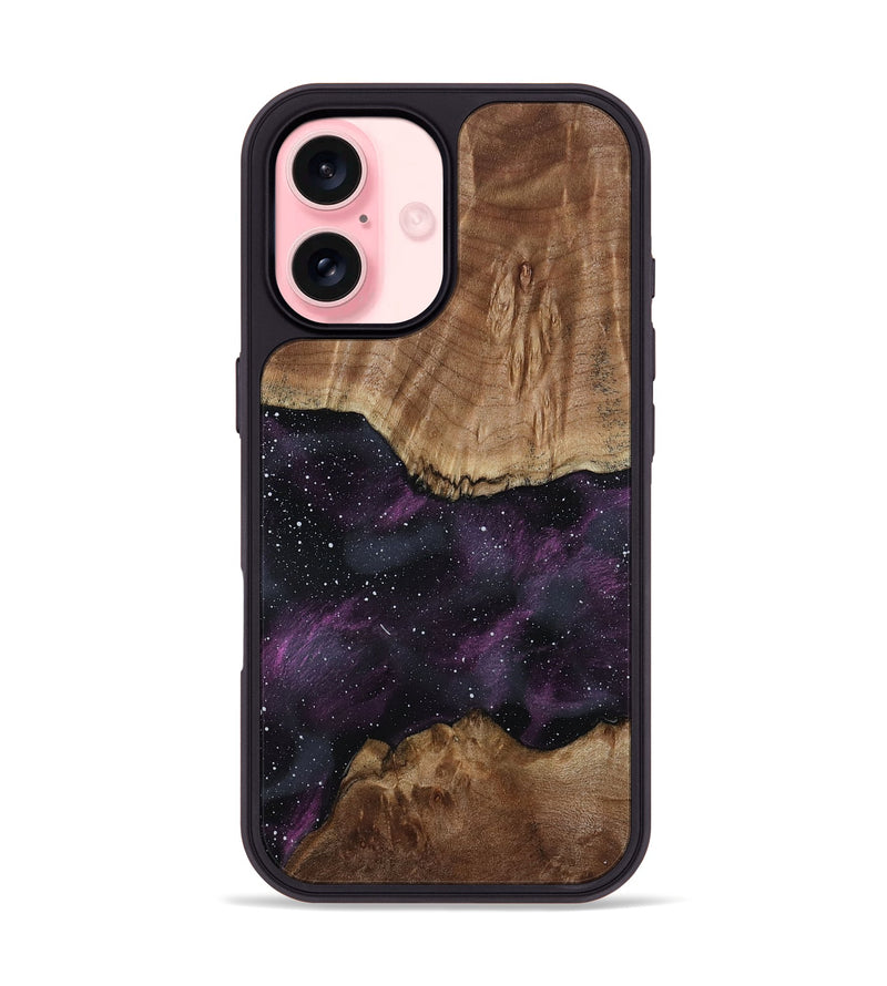 iPhone 16 Wood Phone Case - Ronald (Cosmos, 808506)