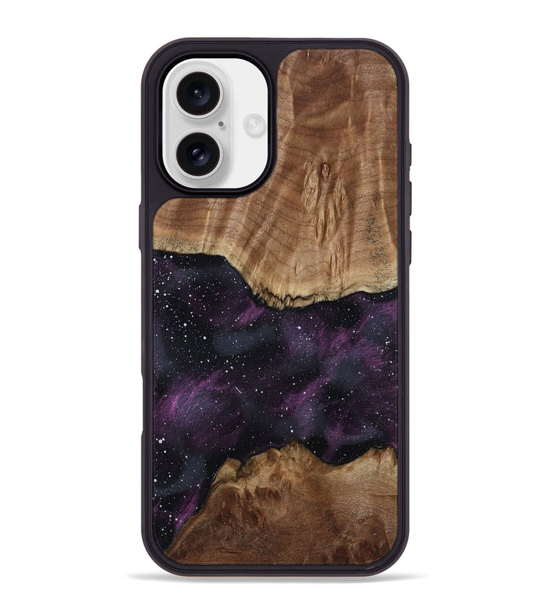 iPhone 16 Plus Wood Phone Case - Ronald (Cosmos, 808506)