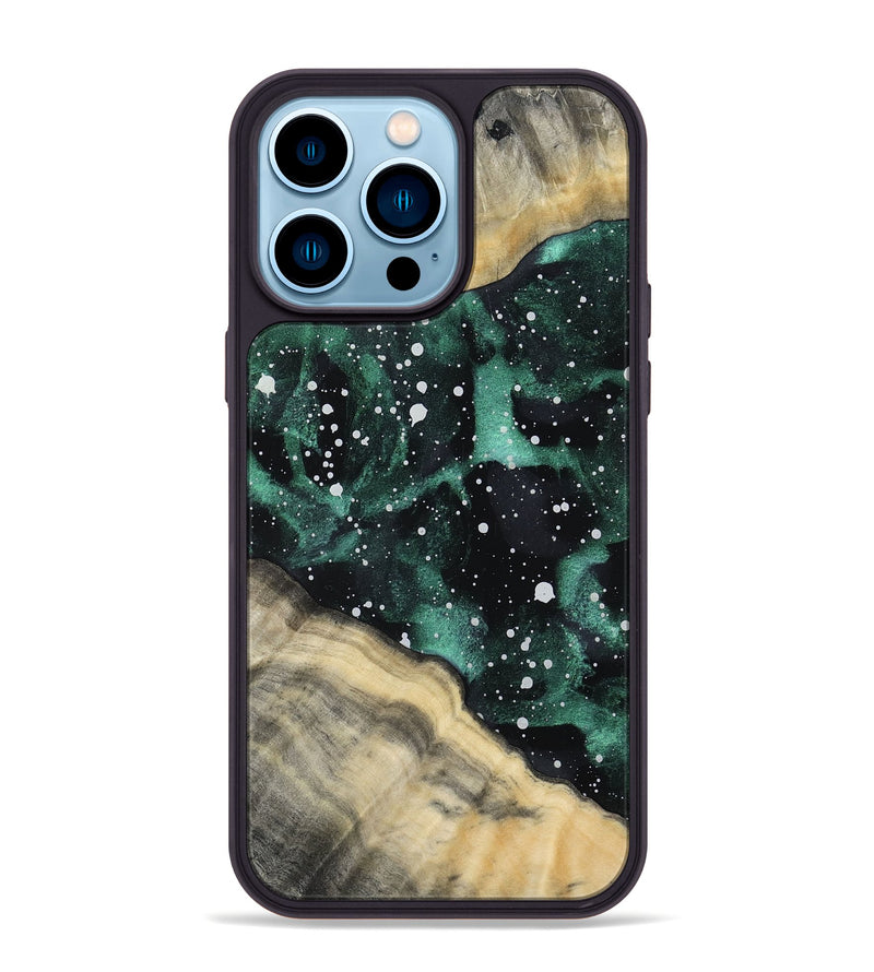 iPhone 14 Pro Max Wood Phone Case - Zayd (Cosmos, 808511)