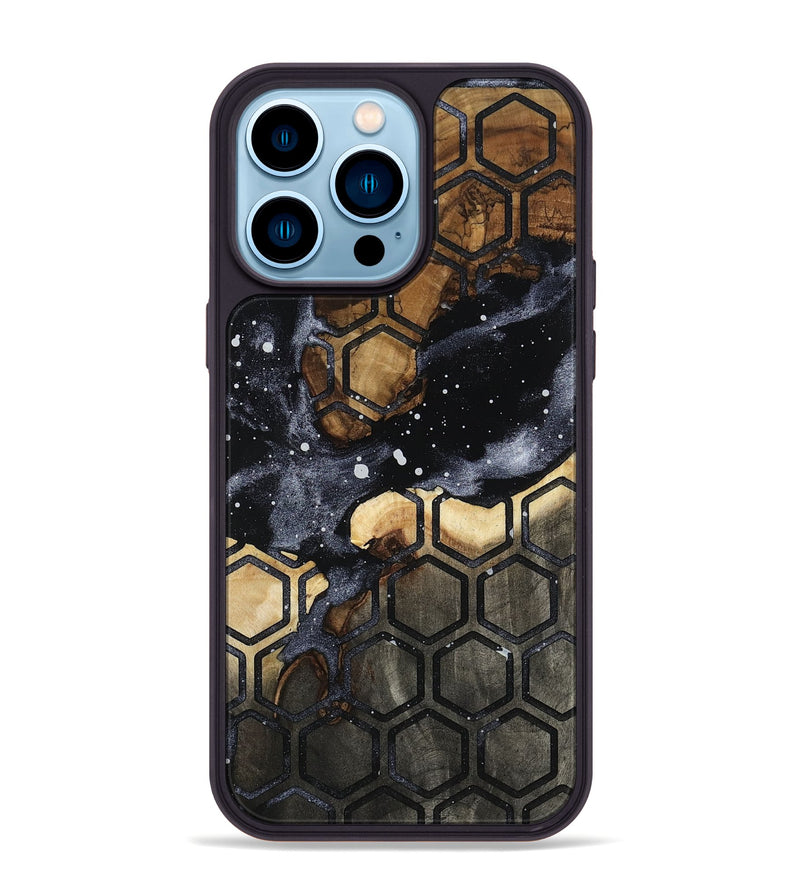 iPhone 14 Pro Max Wood Phone Case - Viola (Cosmos, 808531)