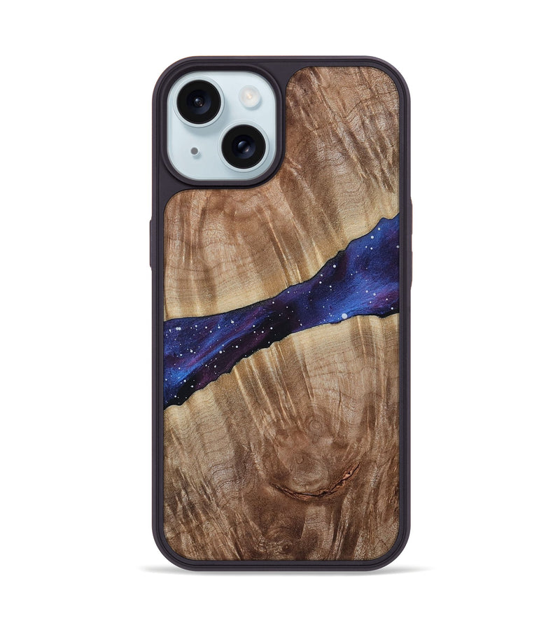 iPhone 15 Wood Phone Case - Sharon (Cosmos, 808536)