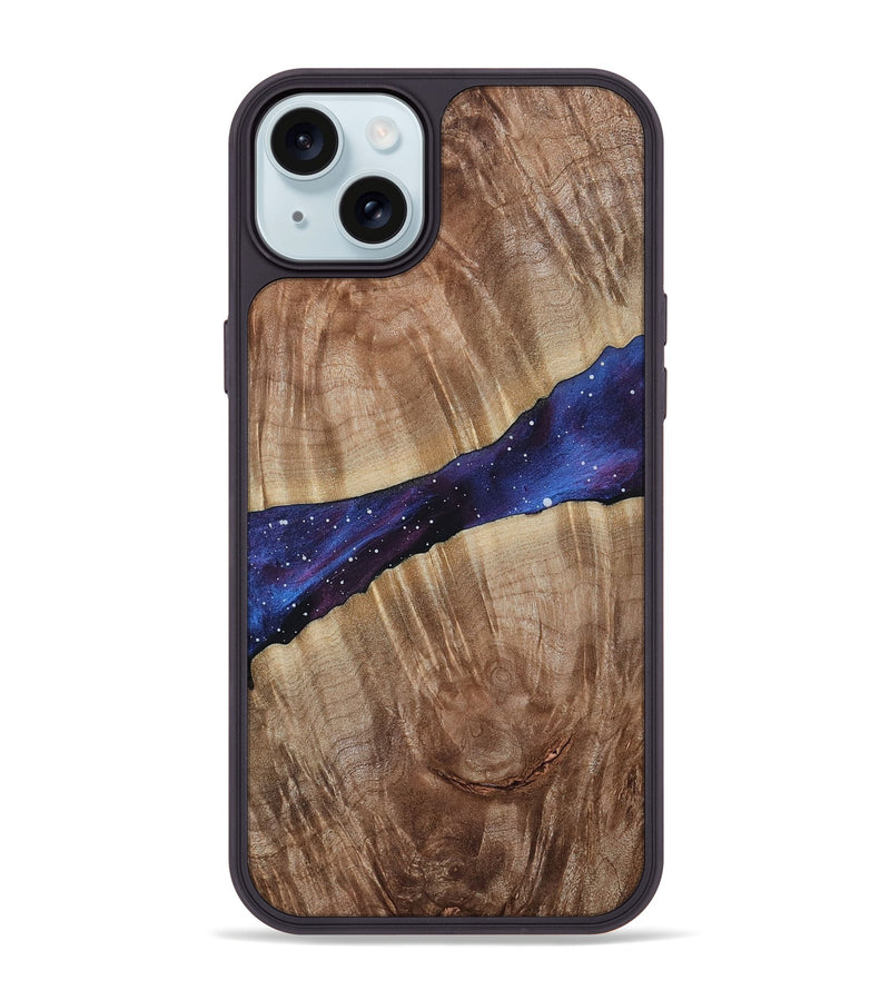 iPhone 15 Plus Wood Phone Case - Sharon (Cosmos, 808536)