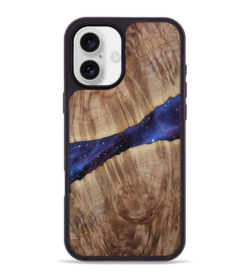 iPhone 16 Plus Wood Phone Case - Sharon (Cosmos, 808536)