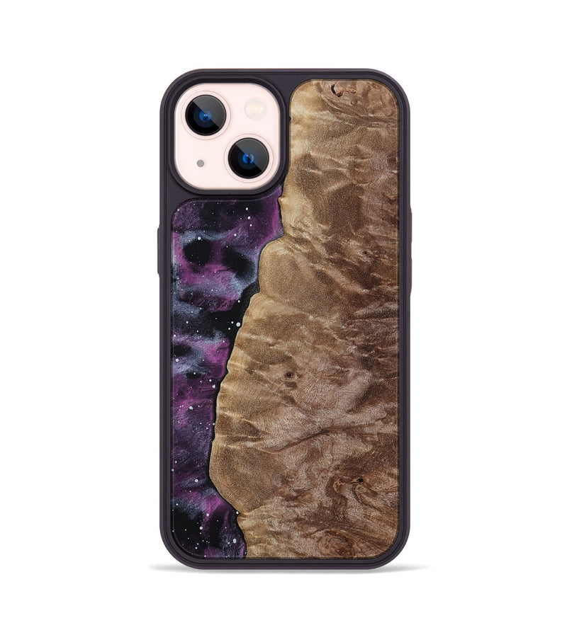 iPhone 14 Wood Phone Case - Saanvi (Cosmos, 808538)