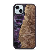 iPhone 15 Plus Wood Phone Case - Saanvi (Cosmos, 808538)