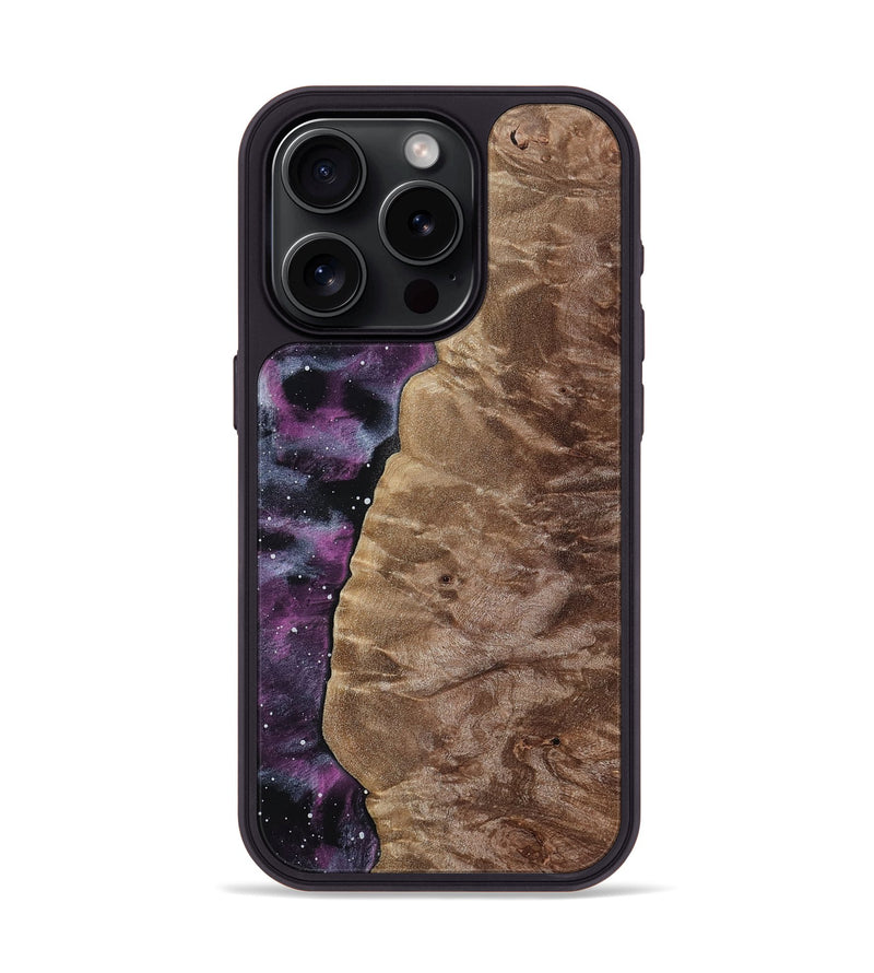 iPhone 15 Pro Wood Phone Case - Saanvi (Cosmos, 808538)