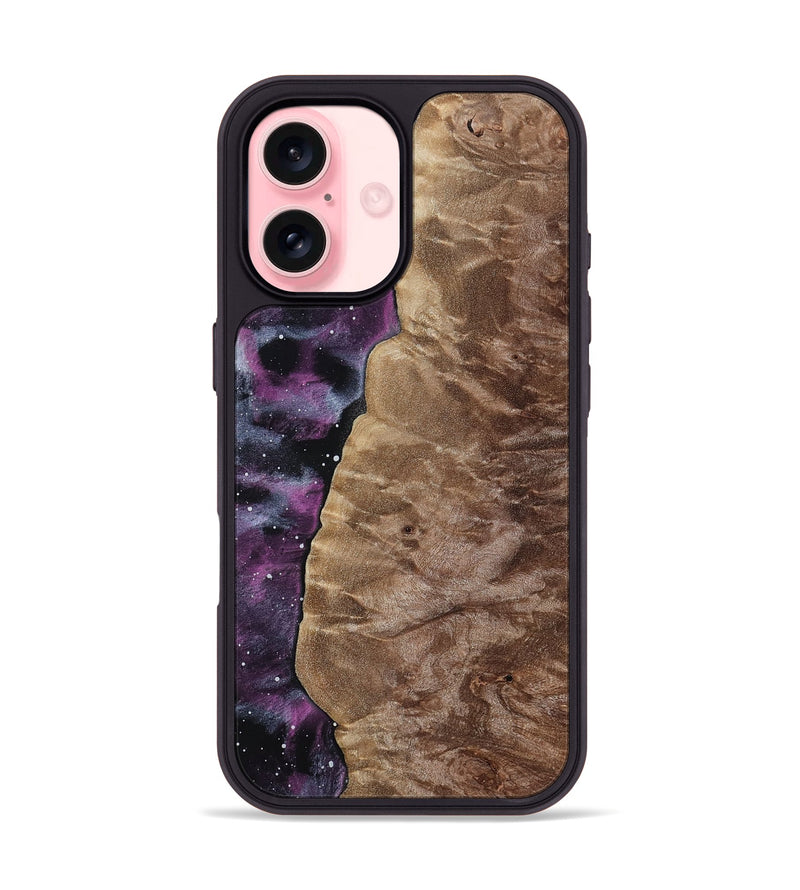 iPhone 16 Wood Phone Case - Saanvi (Cosmos, 808538)